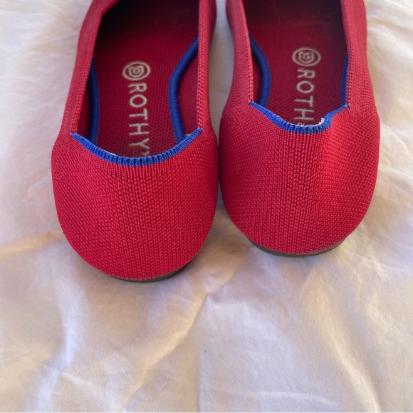 Rothy’s Red Pointed Toe Flats - Picture 4 of 6